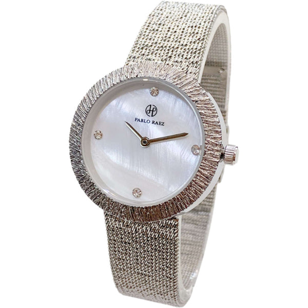 Modern Meets Vintage: Women's Minimalist Steel Band Watch by Fencart